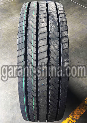 Double Star FTO306 (рулевая) 315/80 R22.5 156/150L 20PR - Фото реального протектора на складе